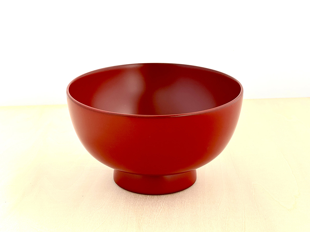 川連漆器 銀朱 たっぷり椀【(株)佐藤商事】[B5504]