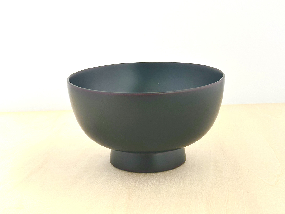 川連漆器 銀溜 たっぷり椀【(株)佐藤商事】[B5505]