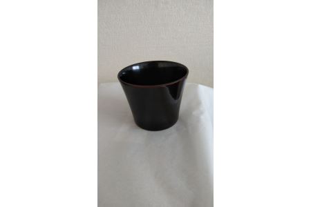 川連漆器 漆塗カップ 本溜【遠田漆器店】[B6101]