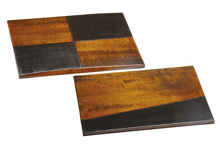 川連漆器 ランチョンマット2枚組【山田漆器店】[C3-5601]