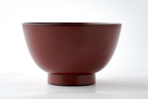 川連漆器 大椀（朱） 川連漆器 漆器 大椀 朱椀 漆椀 日本製 伝統工芸 工芸品 秋田 秋田県 湯沢市 【漆工房 攝津】[C6-6302]