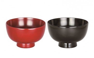 川連漆器 夫婦寿次郎椀【寿次郎漆工芸】[C6001]