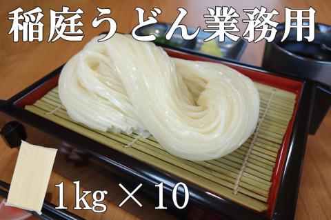 稲庭うどん 業務用１kg×１０袋【稲庭絹女うどん】[D0201]