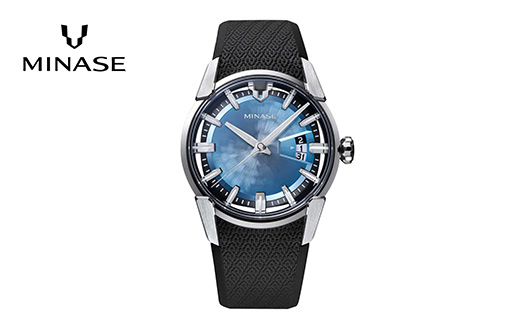 MINASE時計 DIVIDO ラバーベルトタイプ（VM14-RBKGIB-SSD）【協和精工株式会社】[F11905]