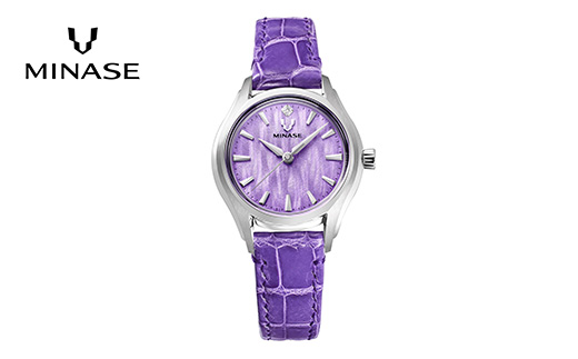 MINASE時計 LunaArch クロコベルトタイプ（UG01-LPPNVL-SSD）【協和精工株式会社】[F11914]