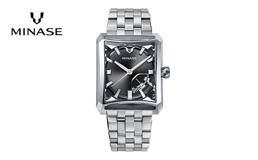 MINASE時計 SEVEN WINDOWS ブレスレットタイプ（VM15-M01NGY-SSB）【協和精工株式会社】[F11921]