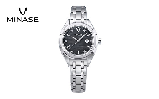 MINASE時計 Uruga31 ブレスレットタイプ（UG02-M01NGY-SSB）【協和精工株式会社】[F11928]