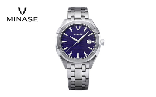 MINASE時計 Uruga42 ブレスレットタイプ（UG03-M01NBL-SSB）【協和精工株式会社】[F11933]