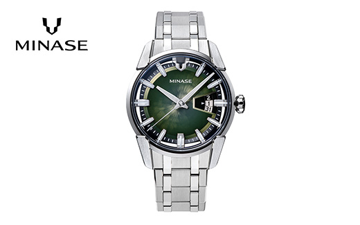 MINASE時計 DIVIDO ブレスレットタイプ（VM14-M01GGR-SSB） MINASE 日本製 時計 腕時計 メンズ 高額 人気 ランキング【協和精工株式会社】[F11936]