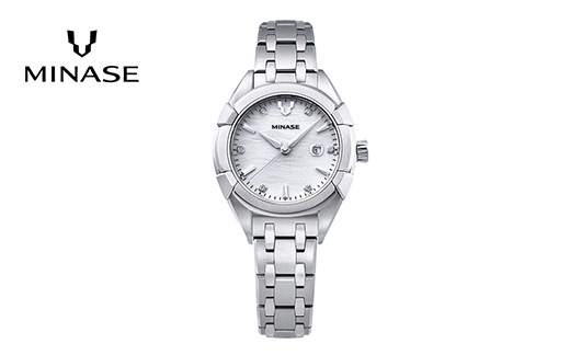 MINASE時計 Uruga31 ブレスレットタイプ（UG02-M01NWH-SSB） MINASE 日本製 時計 腕時計 レディース 高額 人気 ランキング【協和精工株式会社】[F11948]