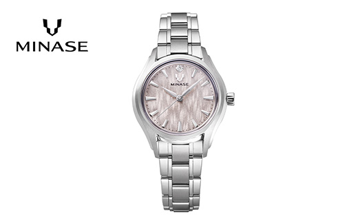 MINASE時計 LunaArch ブレスレットタイプ（UG01-M01NBE-SSB） MINASE 日本製 時計 腕時計 レディース 高額 人気 ランキング【協和精工株式会社】[F11950]