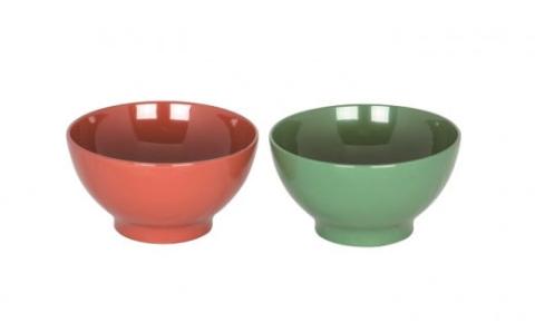 川連漆器 飯茶碗ペア【井上漆器店】[H2-5901]