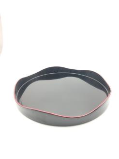 川連漆器 山道丸盆【阿部健吉商店】[H5304]