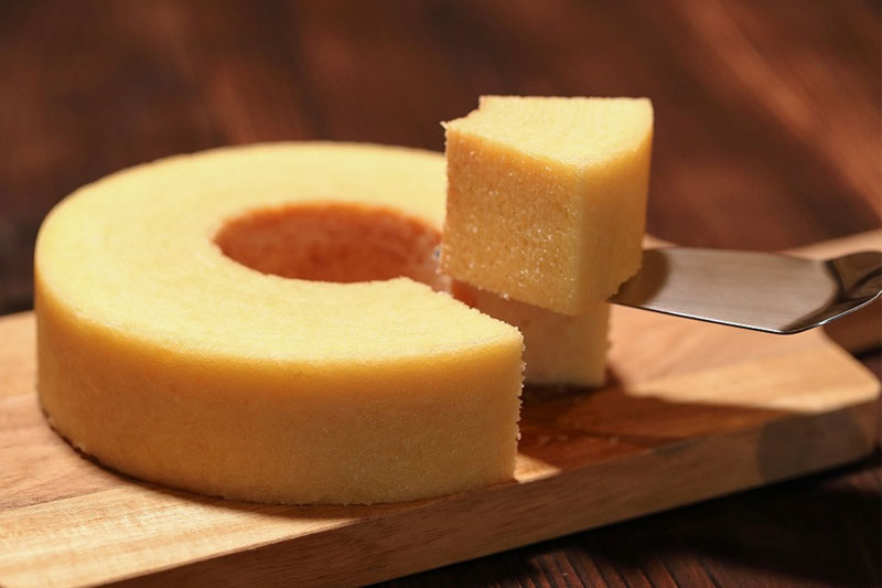 大吟醸酒粕バウムクーヘン 1個 雪の茅舎 の酒粕を使用