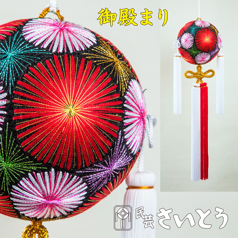 御殿まり6寸上模様花火