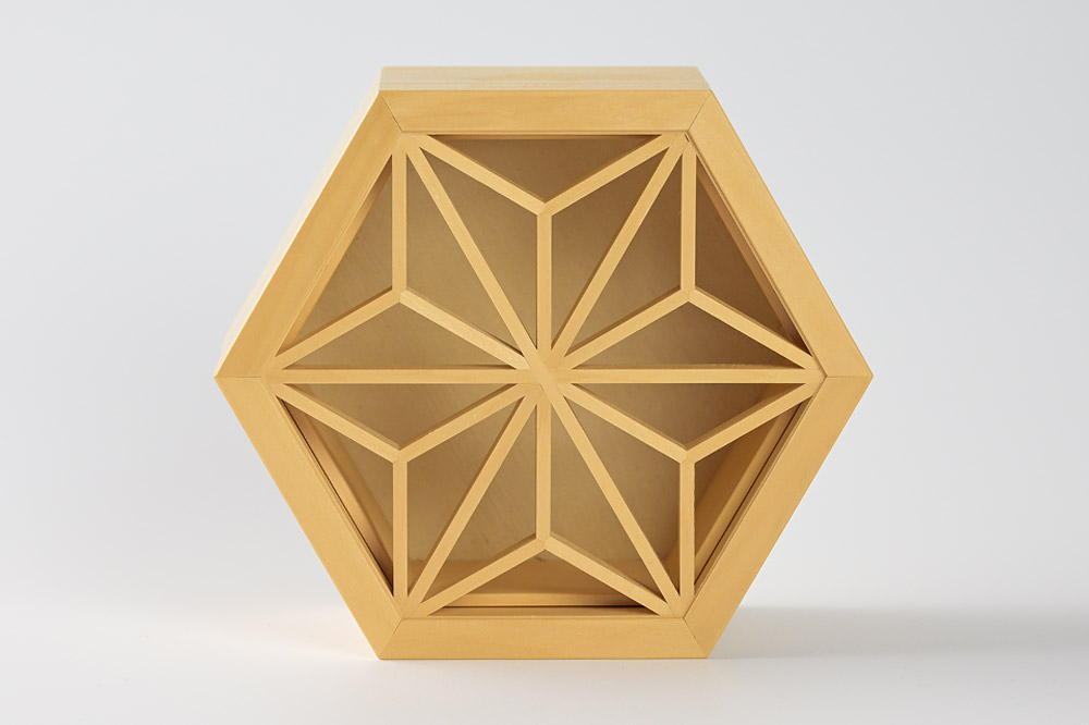 組子細工 小物入れ（W125×H70×D145mm）伊藤建具製作所 秋田県 由利本荘市