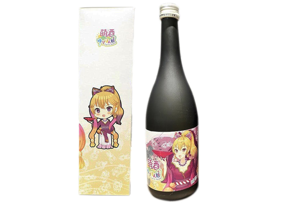 萌酒～ゆりほん娘～ 松皮カンナ 純米大吟醸（720ml×1本）たこ・甘エビの燻製2種セット
