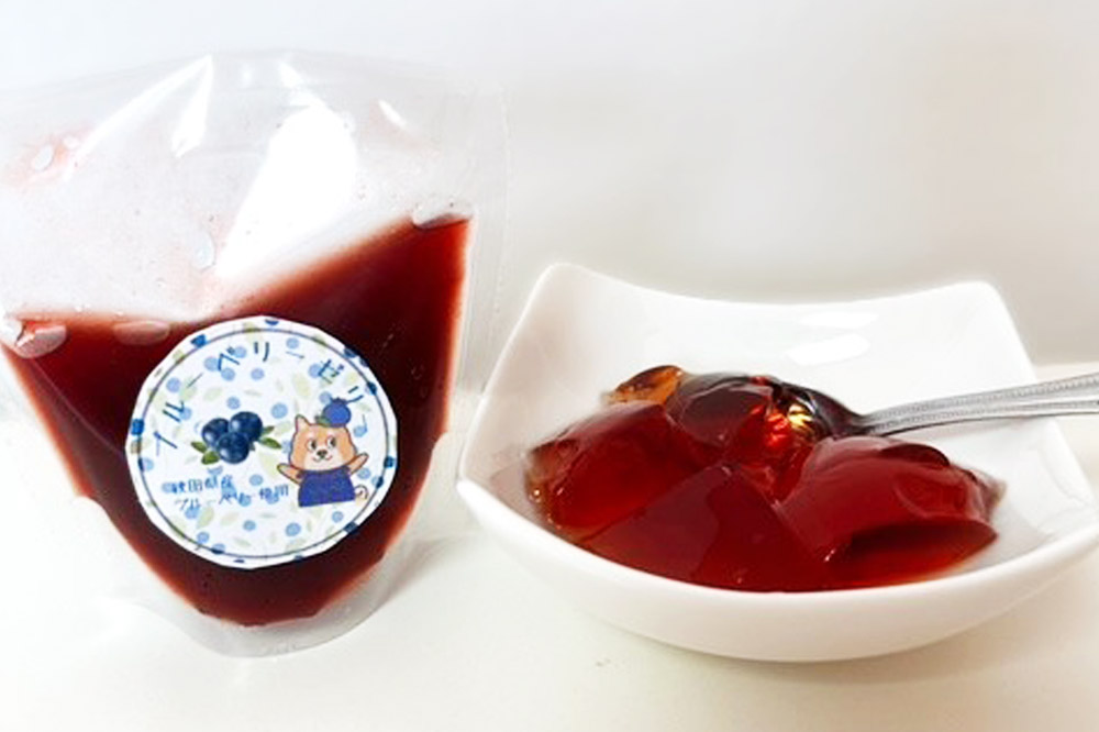 ゼリー ブルーベリーゼリー 70g×8個 秋田県産 とりみ 秋田県 由利本荘市