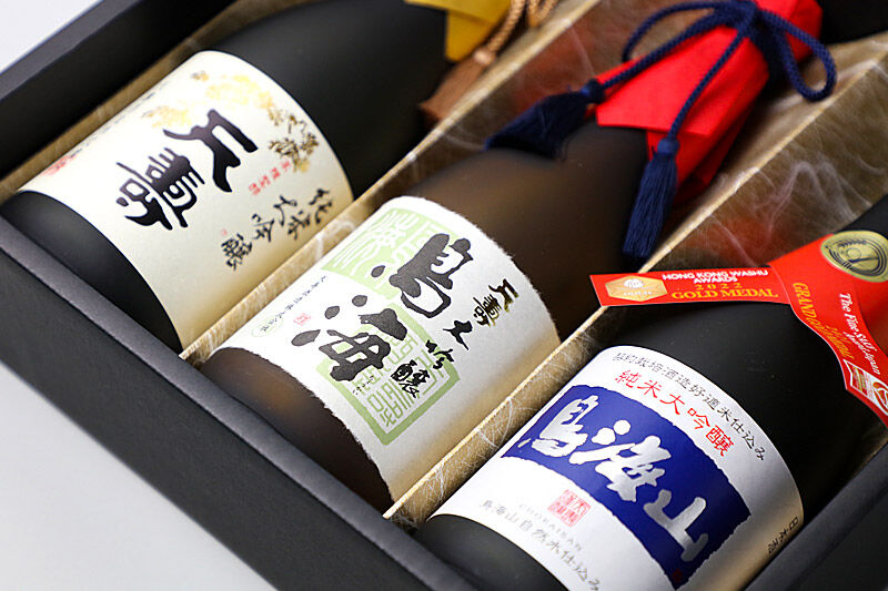 天寿酒造 日本酒 「鳥海」「天寿」「鳥海山」セット 3本(大吟醸 鳥海、純米大吟醸「天寿」、純米大吟醸「鳥海山」各720ml) [日本酒 酒 お酒 大吟醸 純米大吟醸 飲み比べ セット]