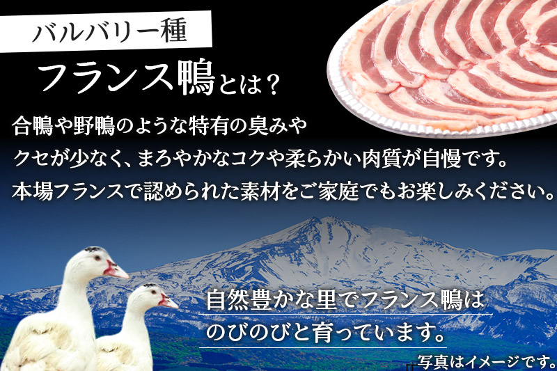 国産 フランス鴨 鍋つみれセット 合計490g（モモスライス240g 鴨つみれ250g スープ200ml×2）鴨肉 冷凍 秋田県 由利本荘市