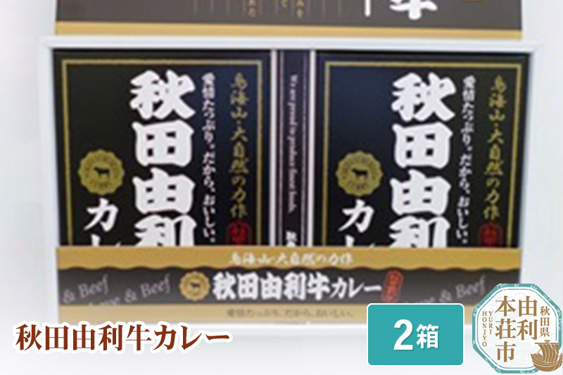 秋田由利牛カレー 2箱セット