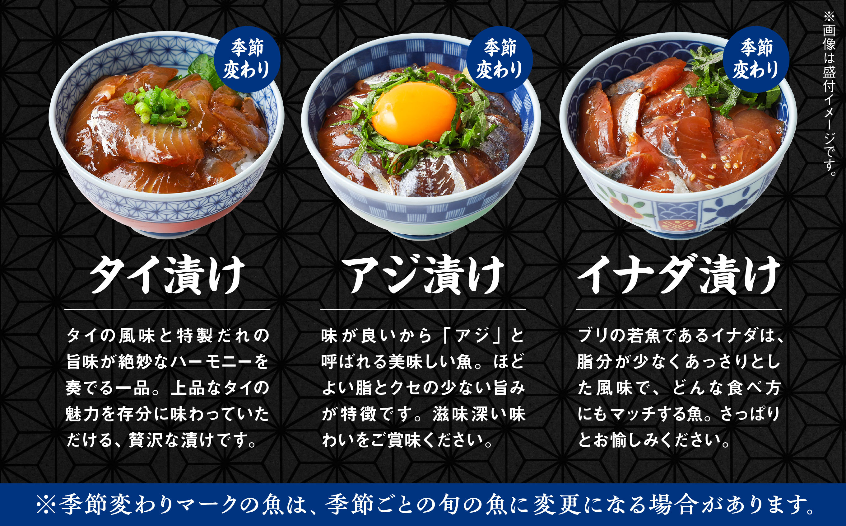 海鮮漬け丼セット 5種×2袋 60g×10袋 計600g 食べ比べ 訳アリ 訳あり 簡易包装 冷凍 海鮮丼 海鮮 マグロ サーモン タイ アジ イナダ 季節 魚 漬け 丼 魚介 簡単調理 お手軽 小分け パック 個包装 おすすめ 送料無料