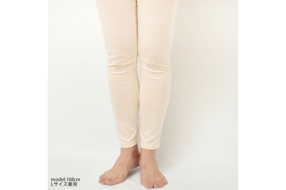 nayuta オーガニックコットン レディース レギンス 十分丈【M】 秋田県 大仙市