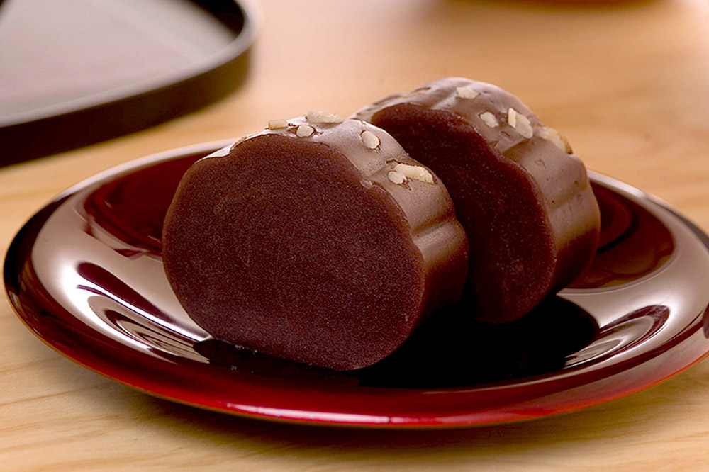 とうふかまぼこ・三杯もち（赤あん・ごまあん）小3本 詰め合わせ【菓子司つじや】