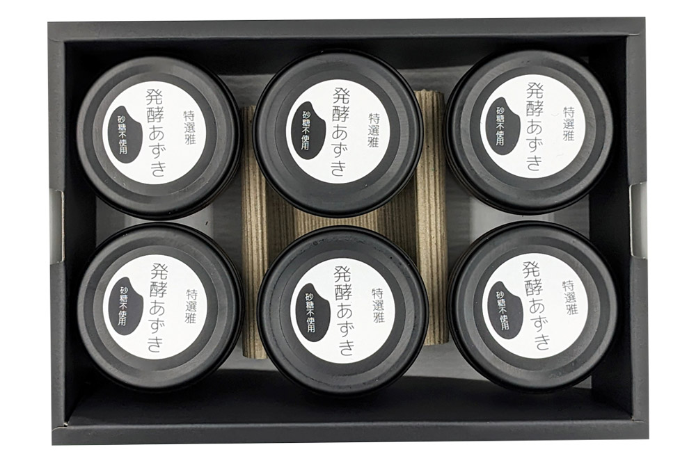 発酵あずき6個セット［特選雅 ペースト］砂糖・保存料不使用