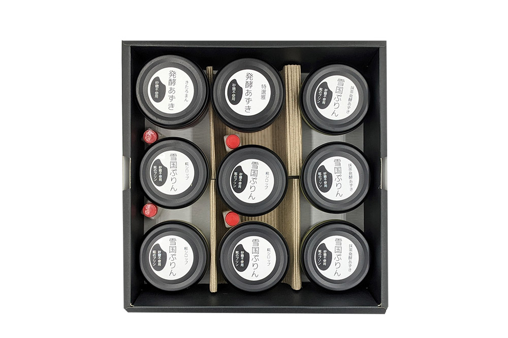 【罪悪感の無い甘さ】やをらの発酵スイーツ2種セットB（9個入）［発酵あずき・雪国ぷりん］砂糖・保存料不使用