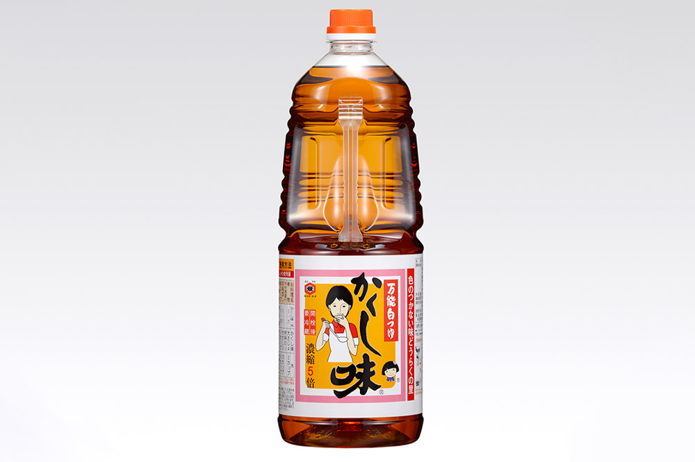 万能つゆ 味どうらくの里 1.8L×2本・かくし味 1.8L×1本【東北醤油】