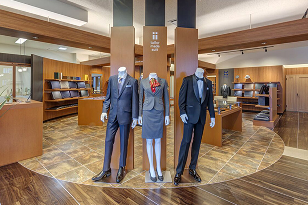 「CANONICOジャケット（大曲の花火プリント裏地）」Mサイズ［濃紺］【CROSS STAGE】