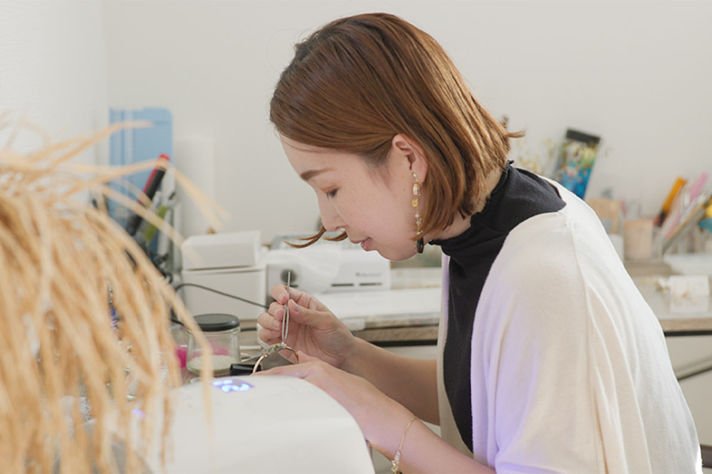 大仙市産あきたこまちのリングピアス ｜お米のアクセサリー