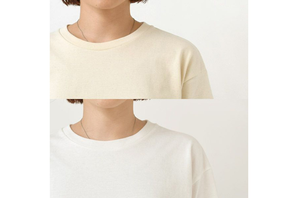 nayuta オーガニックコットン レディース コンパクトTシャツ HW10／1 生成 【M】 秋田県 大仙市