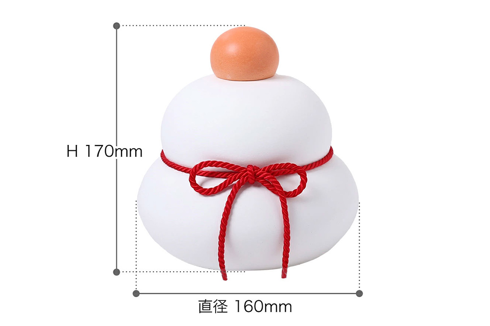 soil KAGAMI MOCHI M【ソイル 珪藻土 鏡餅 鏡もち 装飾 日本製】