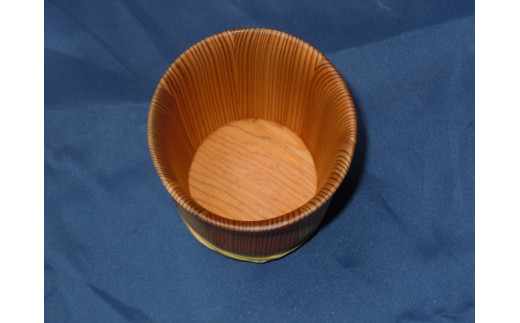 天然秋田杉 タイコ型カップ(竹タガ) 国産 職人手作り 天然木 日本製 職人 手作り 食器 カップ コップ コーヒーカップ ギフト プレゼント 冷めにくい