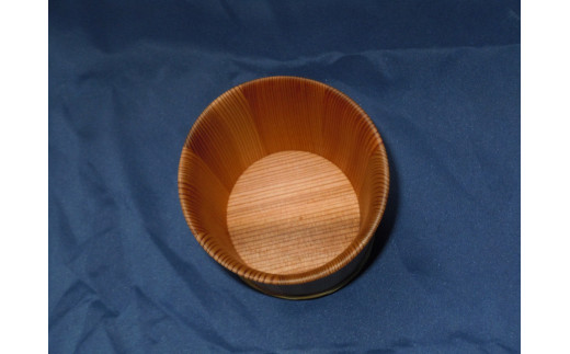 天然秋田杉 ラッパ型カップ(竹タガ) 国産 職人手作り 天然木 日本製 職人 手作り 食器 カップ コップ コーヒーカップ ギフト プレゼント 冷めにくい