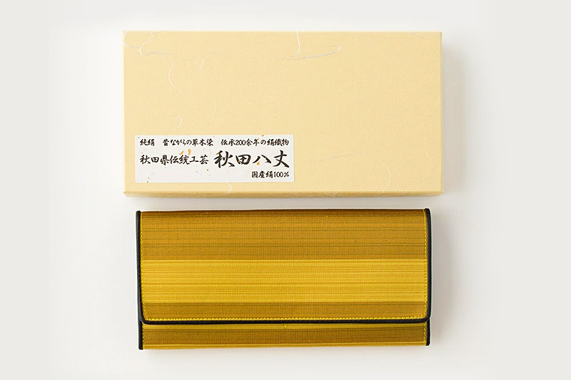 秋田八丈 札入れ