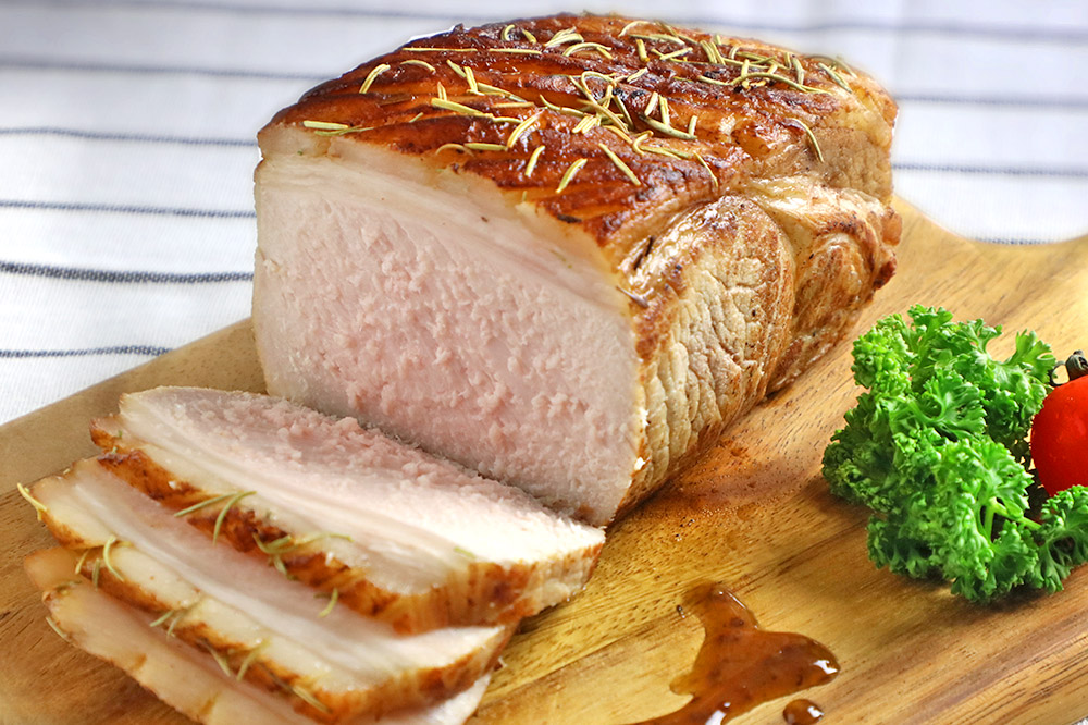 豚肉 桃豚ロースブロック 十和田湖高原ポークSPF桃豚 ロースブロック 3.5kg ロース ブロック