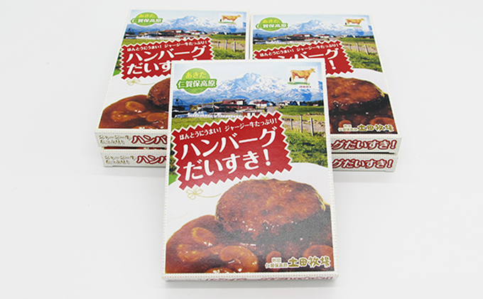 ジャージー牛を使用した ハンバーグ 5個（200g×5個）