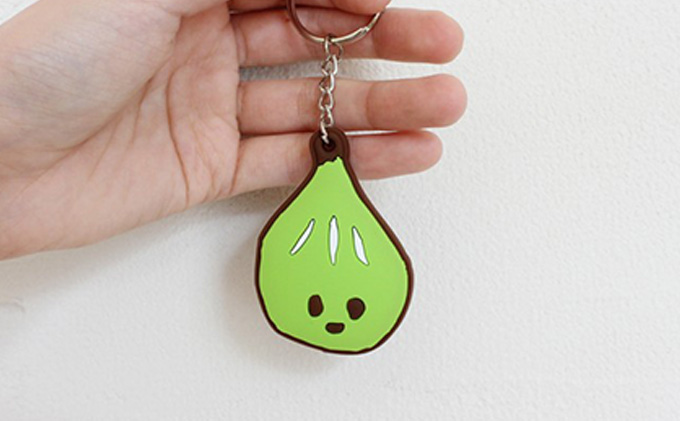 いちじくいちを ラバーキーホルダー