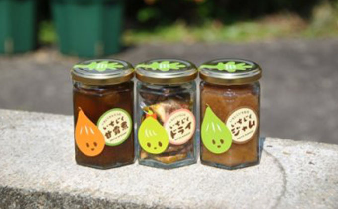 ギフトにもぴったり いちじくの甘露煮、ジャム、ドライいちじくの詰合せ いちをのびんセット