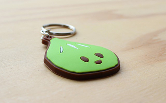 いちじくいちを ラバーキーホルダー