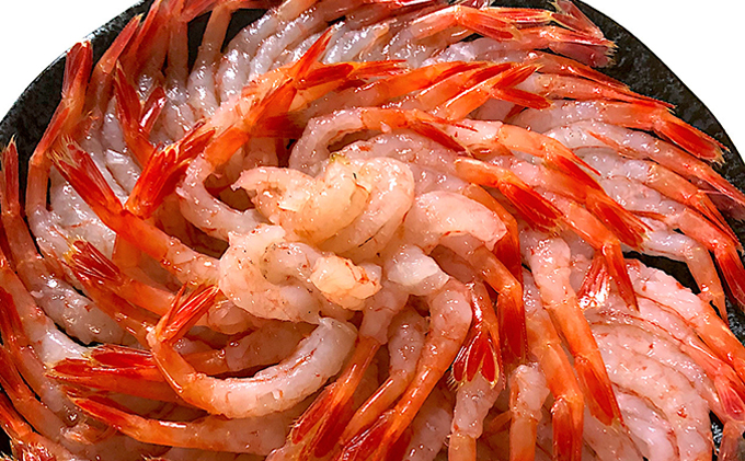 漁師厳選！秋田沖のほっこく赤エビ（甘えび） 1kg