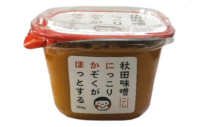 定期便 全10回 こし味噌 キッコーナン 10割麹「秋田にかほみそ」1.5kg（750g×2）秋田県産大豆100％・あきたこまち米100％【 みそ 味噌  米味噌 小分け カップ 麹 調味料 秋田香酵母 あきたこまち 秋田県 にかほ 】