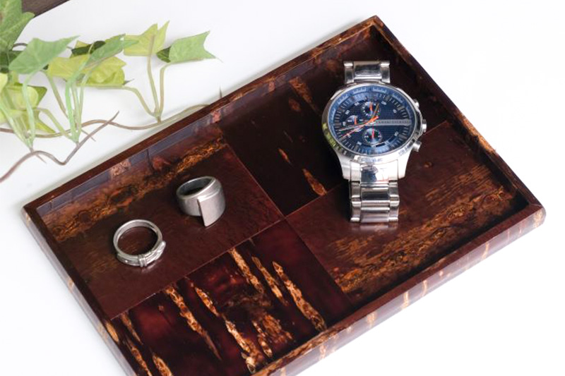 角館樺細工《樺細工 八柳》 マルチトレー 角館工芸協同組合