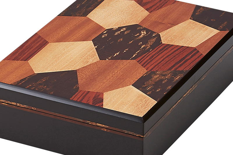 角館樺細工《冨岡商店》ドキュメントケース L 桜寄木 角館工芸協同組合