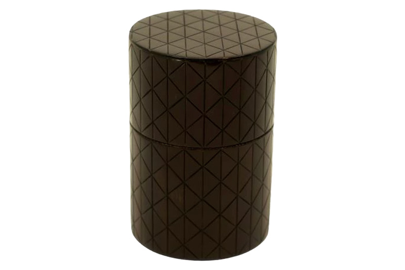 角館樺細工《樺細工 八柳》 茶入 80g （佐藤大 作） 角館工芸協同組合