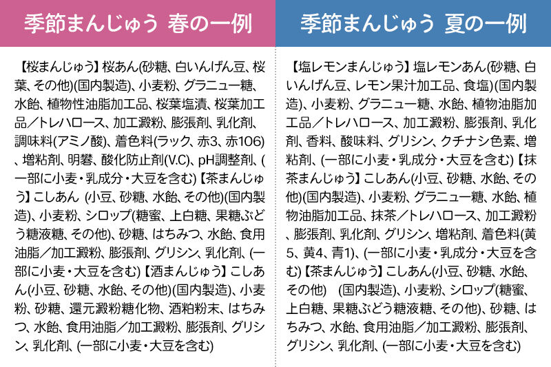 もっちり茶まんじゅう・もっちり季節まんじゅう セット 各6個入り 佐藤商事