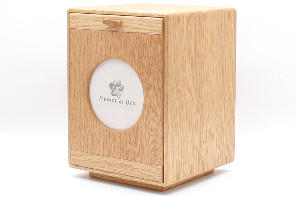Memorial Box メモリアルボックス ナラ ペット用仏壇 骨壷収納 （骨壷2寸～4寸用）秋田県 仙北市 ＜あきた芸術村 森林工芸館＞